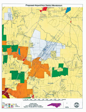 County proposes growth moratorium around airport land to plan for hub