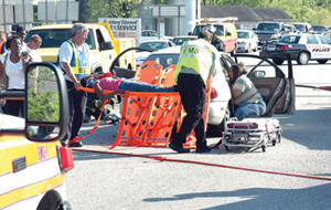 Wreck on Bickett Boulevard