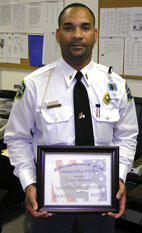 Dunston named N.C. Officer of the Year