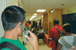 Cell phones at school: proposed policy change rings in leniency for students