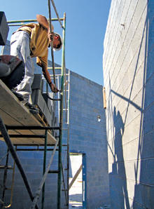 First bricks down at Long Mill Elementary