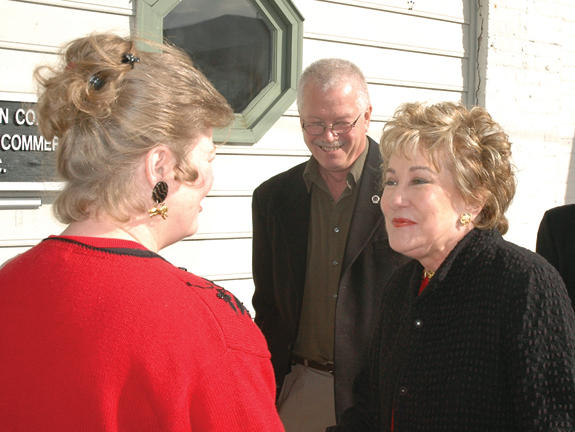 Senator Dole visits county