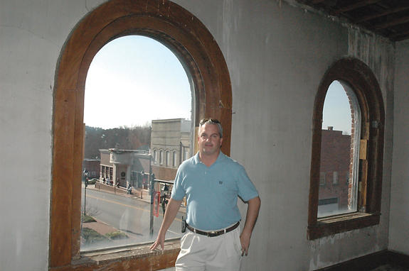Cox has big visions for downtown Louisburg
