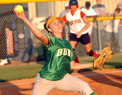 North Pitt pitcher Sutton shuts down Ladycats