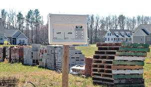 Construction slows down