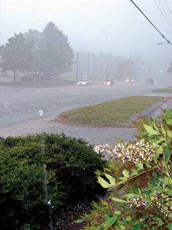 Thunderstorm sweeps<br>through Franklin County